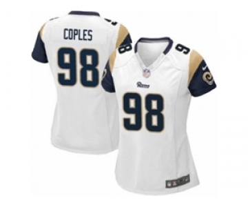 Women's Nike Los Angeles Rams #98 Quinton Coples Limited White NFL Jersey