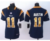 nike women nfl jerseys st. louis rams #11 austin dk.blue[nike]