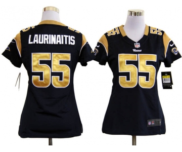 nike women nfl jerseys st. louis rams #55 laurinaitis dk.blue[nike]