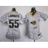 nike women nfl jerseys st. louis rams #55 laurinaitis [fem fan zebra]