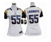 nike women nfl jerseys st. louis rams #55 laurinaitis white[nike]