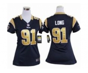 nike women nfl jerseys st. louis rams #91 laurinaitis dk.blue[nike]