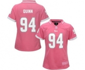 nike women nfl jerseys st. louis rams #94 quinn pink[nike 2015]