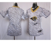 nike women nfl jerseys st. louis rams blank[fem fan zebra]