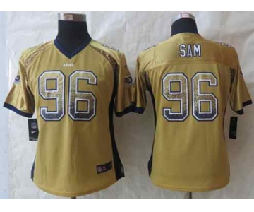 nike women nfl jerseys st.louis rams #96 sam golden[Elite drift fashion]