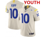 Youth Los Angeles Rams #10 Cooper Kupp 2020 Bone Vapor Limited Stitched NFL Jersey