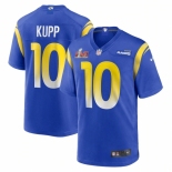 Youth Los Angeles Rams #10 Cooper Kupp Blue Nike Royal Super Bowl LVI Patch Jersey