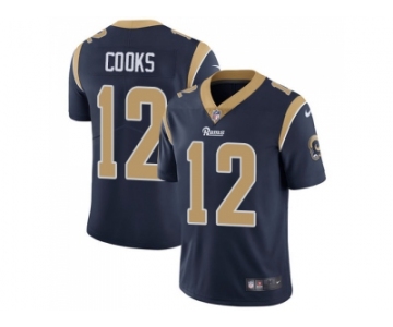 Youth Nike Los Angeles Rams #12 Brandin Cooks Navy Blue Team Color Stitched NFL Vapor Untouchable Limited Jersey