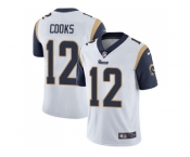 Youth Nike Los Angeles Rams #12 Brandin Cooks White Stitched NFL Vapor Untouchable Limited Jersey