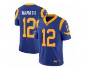 Youth Nike Los Angeles Rams #12 Joe Namath Vapor Untouchable Limited Royal Blue Alternate NFL Jersey