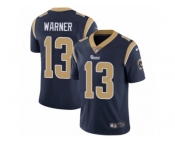 Youth Nike Los Angeles Rams #13 Kurt Warner Vapor Untouchable Limited Navy Blue Team Color NFL Jersey