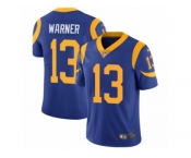 Youth Nike Los Angeles Rams #13 Kurt Warner Vapor Untouchable Limited Royal Blue Alternate NFL Jersey