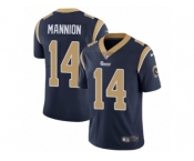 Youth Nike Los Angeles Rams #14 Sean Mannion Vapor Untouchable Limited Navy Blue Team Color NFL Jersey