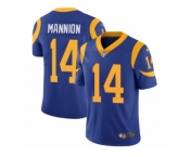 Youth Nike Los Angeles Rams #14 Sean Mannion Vapor Untouchable Limited Royal Blue Alternate NFL Jersey