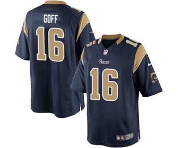 Youth Nike Los Angeles Rams #16 Jared Goff Navy Blue Team Color NFL Jersey