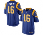 Youth Nike Los Angeles Rams #16 Jared Goff Royal Blue Alternate NFL Jersey