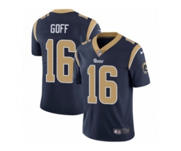 Youth Nike Los Angeles Rams #16 Jared Goff Vapor Untouchable Limited Navy Blue Team Color NFL Jersey