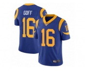 Youth Nike Los Angeles Rams #16 Jared Goff Vapor Untouchable Limited Royal Blue Alternate NFL Jersey