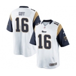 Youth Nike Los Angeles Rams #16 Jared Goff White NFL Jersey