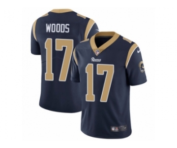 Youth Nike Los Angeles Rams #17 Robert Woods Vapor Untouchable Limited Navy Blue Team Color NFL Jersey