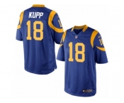 Youth Nike Los Angeles Rams #18 Cooper Kupp Limited Royal Blue Alternate NFL Jersey