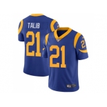 Youth Nike Los Angeles Rams #21 Aqib Talib Royal Blue Alternate Stitched NFL Vapor Untouchable Limited Jersey