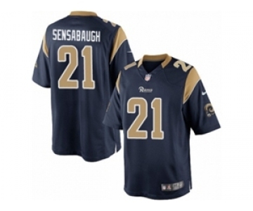 Youth Nike Los Angeles Rams #21 Coty Sensabaugh Limited Navy Blue Team Color NFL Jersey