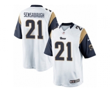 Youth Nike Los Angeles Rams #21 Coty Sensabaugh Limited White NFL Jersey