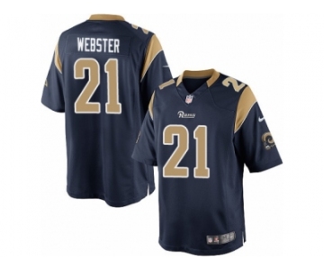 Youth Nike Los Angeles Rams #21 Kayvon Webster Limited Navy Blue Team Color NFL Jersey