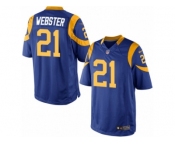 Youth Nike Los Angeles Rams #21 Kayvon Webster Limited Royal Blue Alternate NFL Jersey