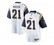 Youth Nike Los Angeles Rams #21 Kayvon Webster Limited White NFL Jersey