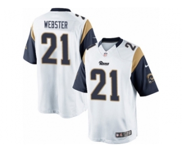 Youth Nike Los Angeles Rams #21 Kayvon Webster Limited White NFL Jersey