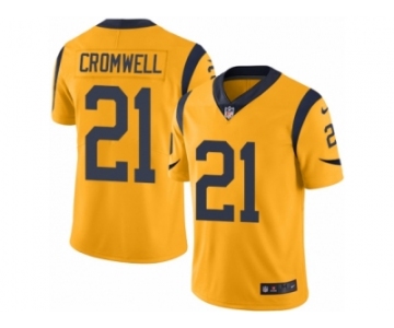 Youth Nike Los Angeles Rams #21 Nolan Cromwell Limited Gold Rush NFL Jersey