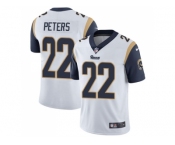 Youth Nike Los Angeles Rams #22 Marcus Peters White Stitched NFL Vapor Untouchable Limited Jersey