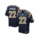 Youth Nike Los Angeles Rams #22 Trumaine Johnson Navy Blue Alternate Stitched NFL Jersey