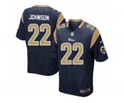 Youth Nike Los Angeles Rams #22 Trumaine Johnson Navy Blue Alternate Stitched NFL Jersey