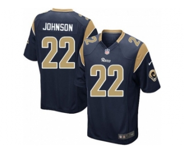 Youth Nike Los Angeles Rams #22 Trumaine Johnson Navy Blue Alternate Stitched NFL Jersey