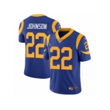 Youth Nike Los Angeles Rams #22 Trumaine Johnson Vapor Untouchable Limited Royal Blue Alternate NFL Jersey