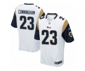 Youth Nike Los Angeles Rams #23 Benny Cunningham Game White NFL Jersey