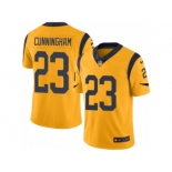 Youth Nike Los Angeles Rams #23 Benny Cunningham Limited Gold Rush NFL Jersey