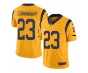 Youth Nike Los Angeles Rams #23 Benny Cunningham Limited Gold Rush NFL Jersey