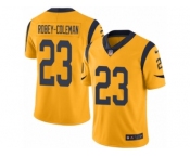 Youth Nike Los Angeles Rams #23 Nickell Robey-Coleman Limited Gold Rush NFL Jersey