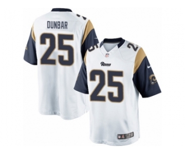 Youth Nike Los Angeles Rams #25 Lance Dunbar Limited White NFL Jersey