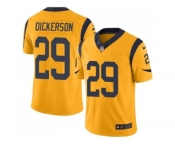 Youth Nike Los Angeles Rams #29 Eric Dickerson Gold Stitched NFL Limited Rush Jersey