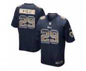 Youth Nike Los Angeles Rams #29 Eric Dickerson Limited Navy Blue Strobe NFL Jersey