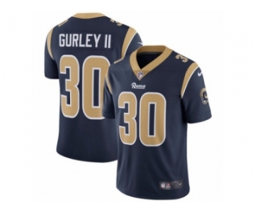 Youth Nike Los Angeles Rams #30 Todd Gurley Vapor Untouchable Limited Navy Blue Team Color NFL Jersey