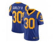 Youth Nike Los Angeles Rams #30 Todd Gurley Vapor Untouchable Limited Royal Blue Alternate NFL Jersey