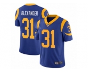 Youth Nike Los Angeles Rams #31 Mo Alexander Vapor Untouchable Limited Royal Blue Alternate NFL Jersey