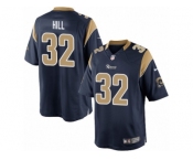 Youth Nike Los Angeles Rams #32 Troy Hill Limited Navy Blue Team Color NFL Jersey