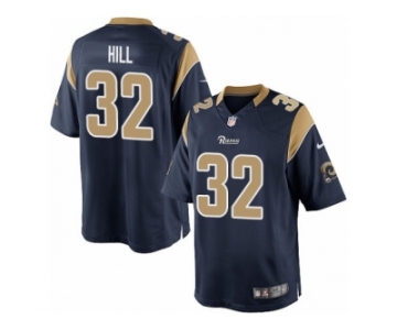 Youth Nike Los Angeles Rams #32 Troy Hill Limited Navy Blue Team Color NFL Jersey